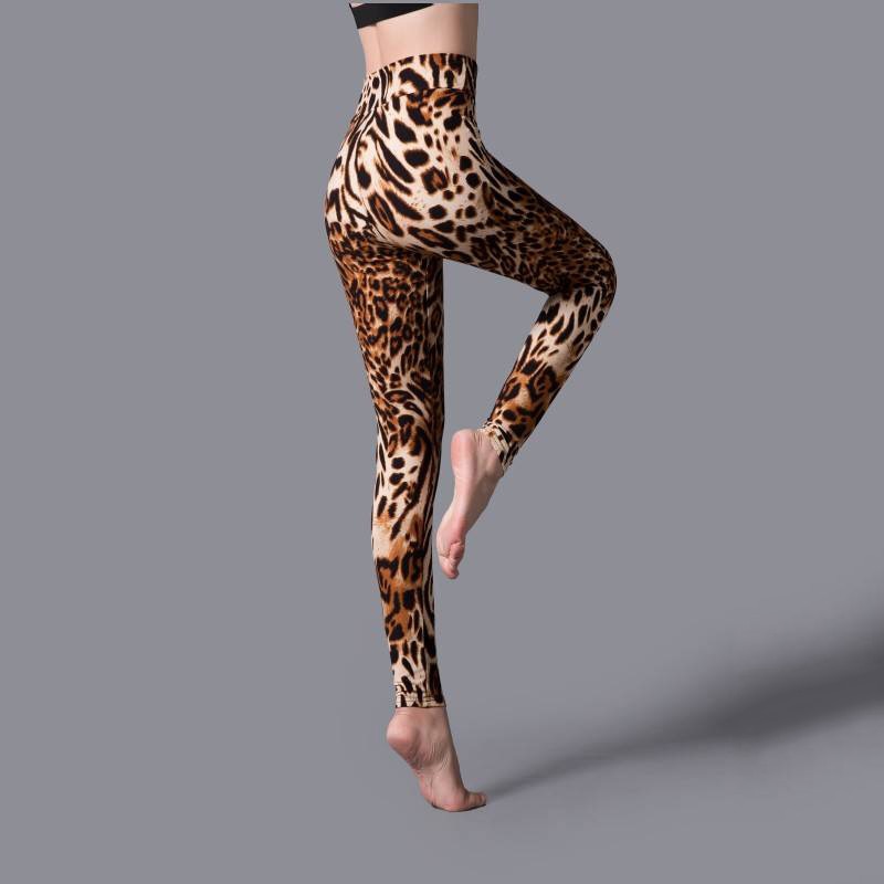 CHSDCSI Stretchy High Waist Tights Women Push Up Legging Snake