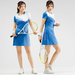 Womens Tennis Outfits And Badminton Sport Dress With Shorts Gym Running Suit  Fitness Clothes From Amazingeyes, $17.49